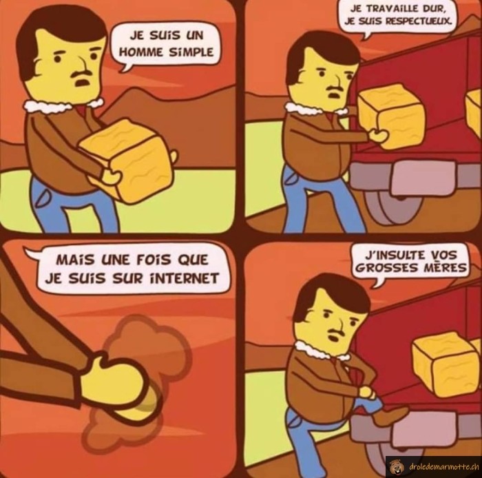 Quand l'homme va sur internet
