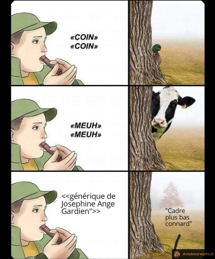 Quand tu fais le bruit, il apparait