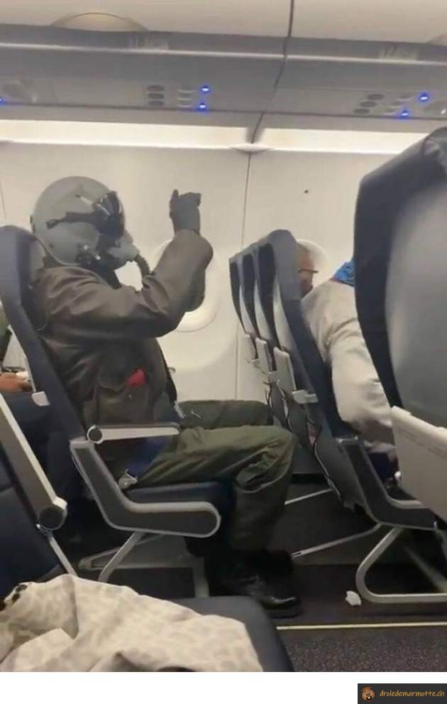 Quand un pilote de chasse prend un vol commercial