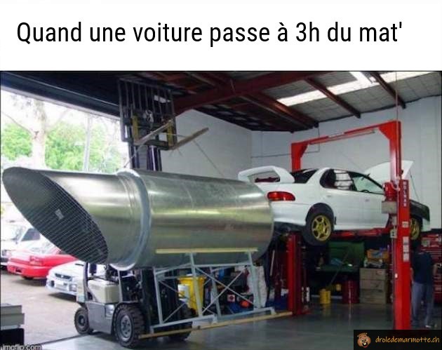 Quand une voiture pass à 3h du mat