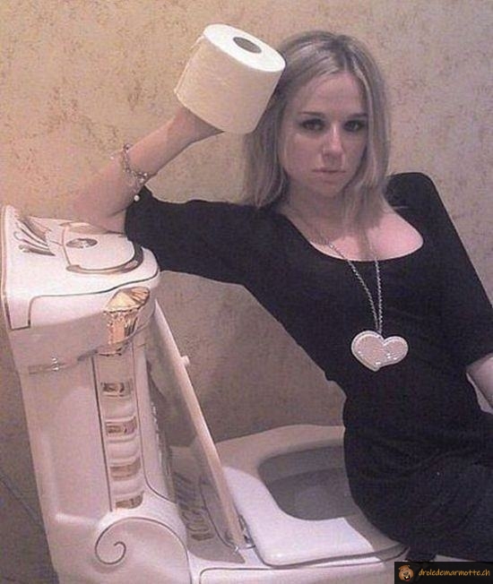 Selfie toilette