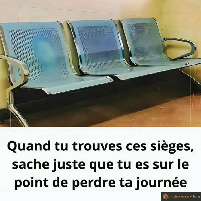 Sièges perte de journée