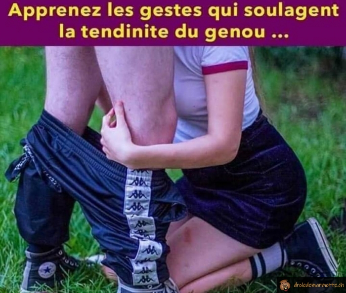 Soulager la tendinite du genou