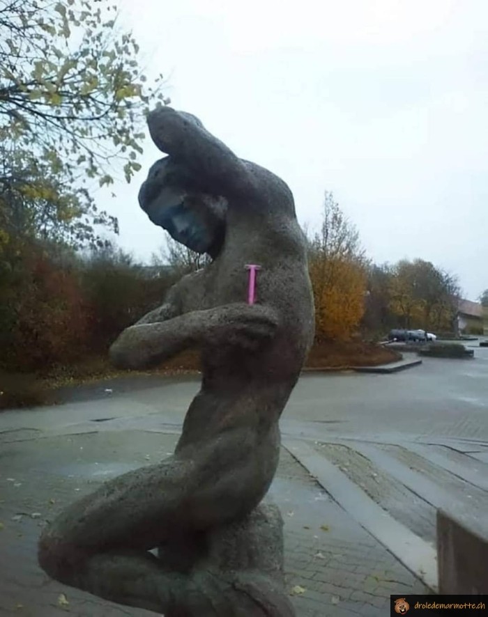 Statue Gillette