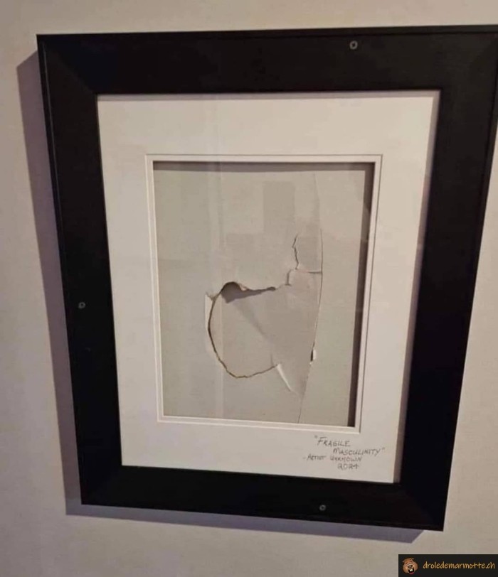 Sublimer un trou dans le mur