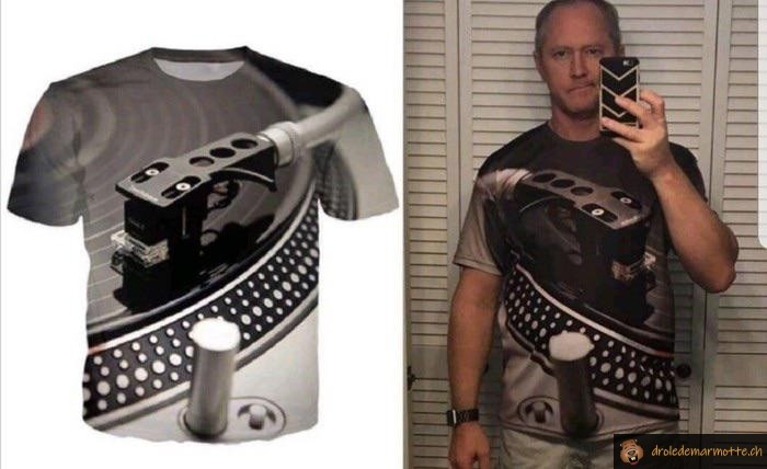 T-shirt vinyl explicite