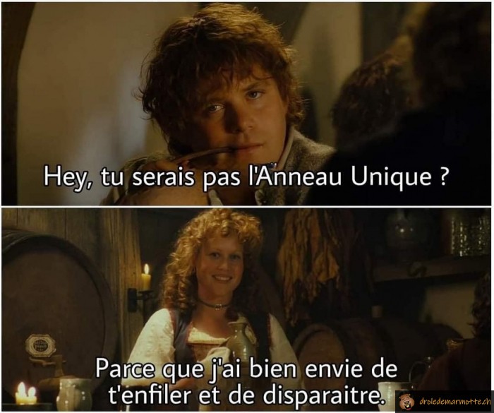Technique de drague Hobbit