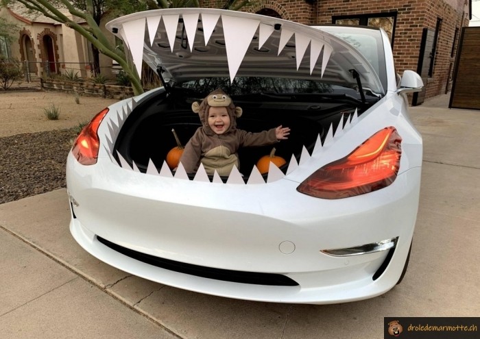 Tesla monstre halloween 