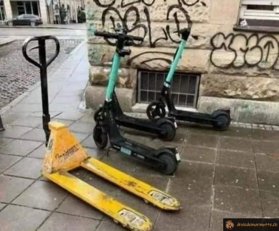 Trottinette pour couple