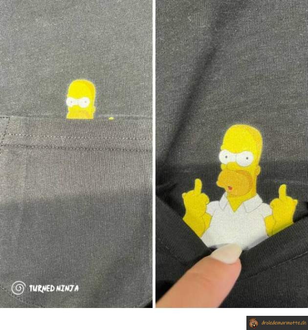 Tshirt homer simpson