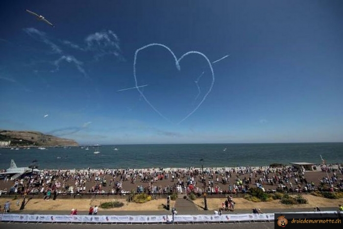 Un coeur dans le ciel
