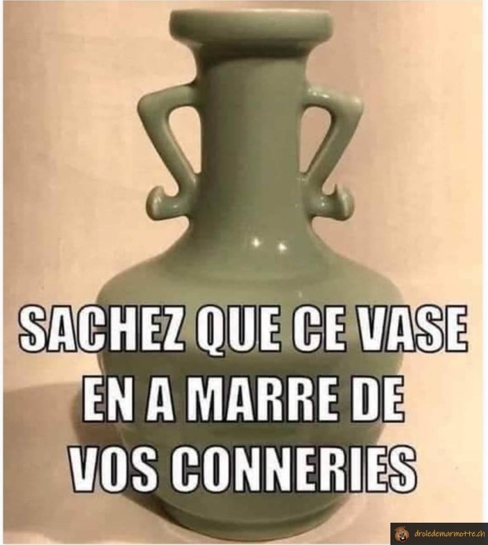 Vase en a marre