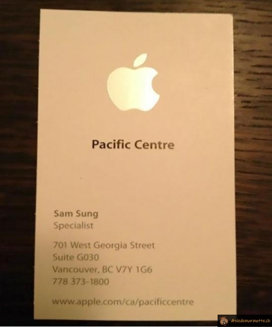 Vendeur Apple Sam Sung
