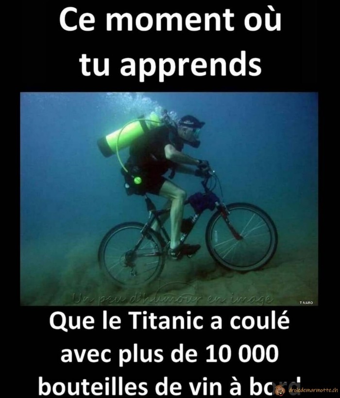 Vin dans le Titanic