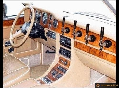 Voiture option pompe à bière