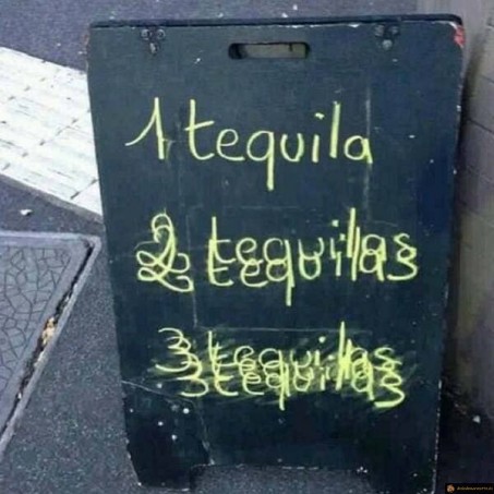 1-2-3 tequilas