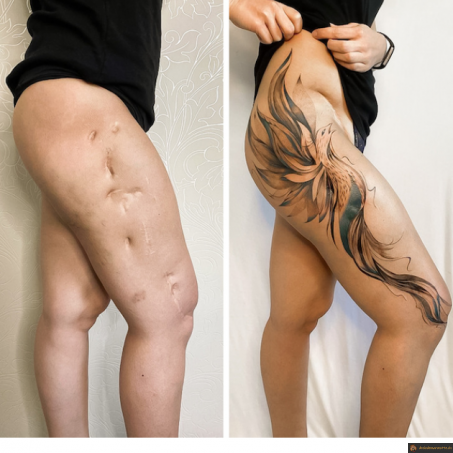 Covering tattoo chirurgie