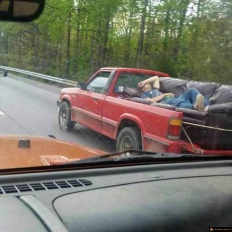 Dormir dans un pickup