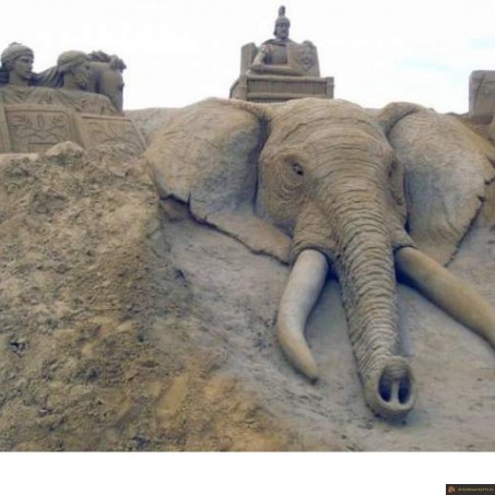 Elephant de sable