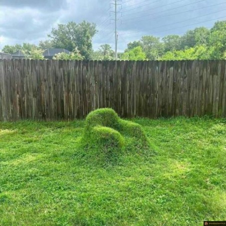 Fauteuil en herbe