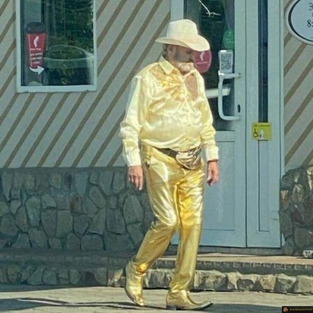 Gold cowboy