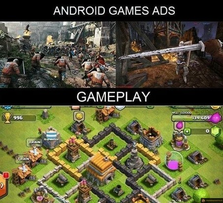 La pub pour les jeux android