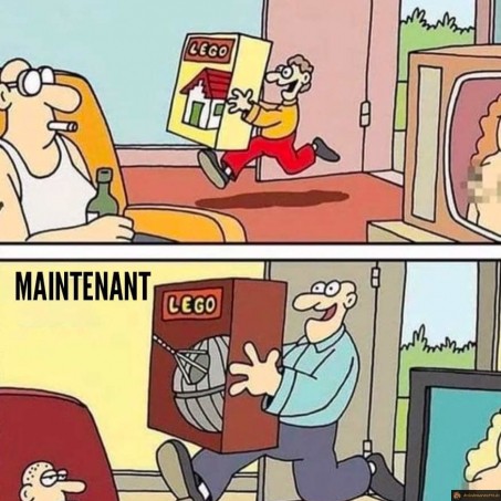 Lego avant et maintenant