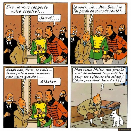 Les pranks de Tintin