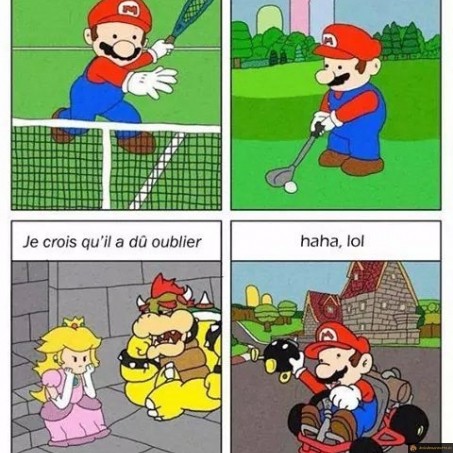 Mario s'en fout de la princesse