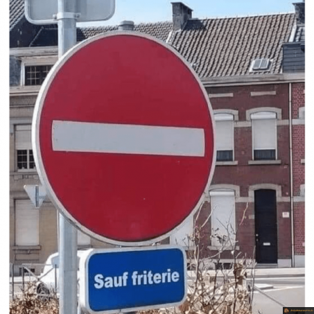 Quand tu sais que tu es en Belgique