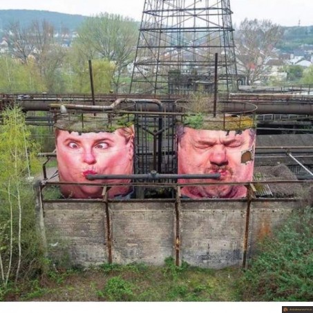 Street art silos