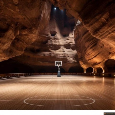 Terrain de basket grotte