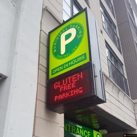 Un parking gluten free???