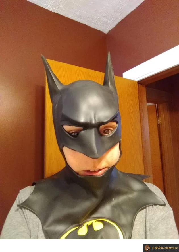 Batman costume fail
