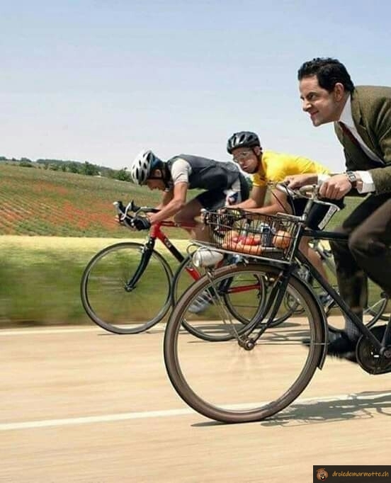 Le cyclisme par Mr Bean
