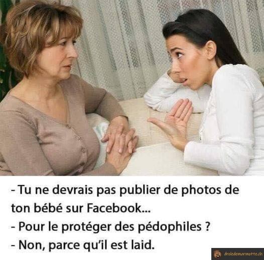 Pas publier de photos de bébé sur Facebook