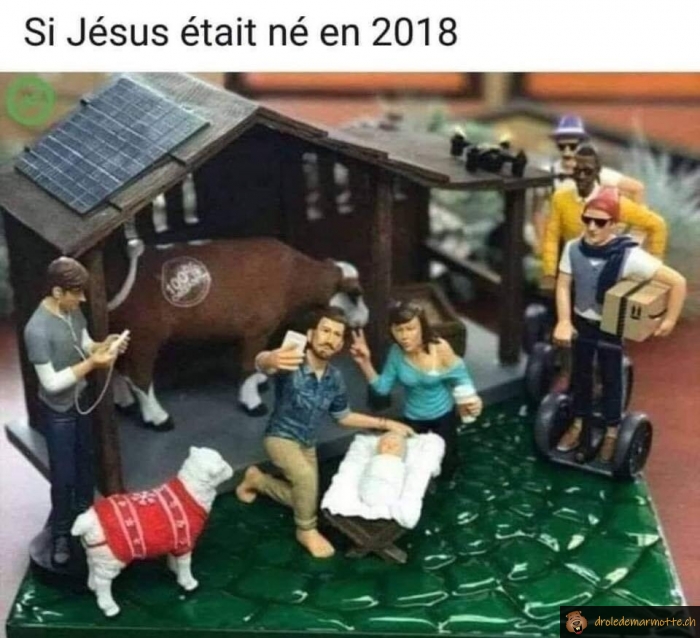 Si Jésus était né en 2018